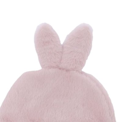Bonnet lapin en fausse fourrure angora - pétale 0/6 mois
