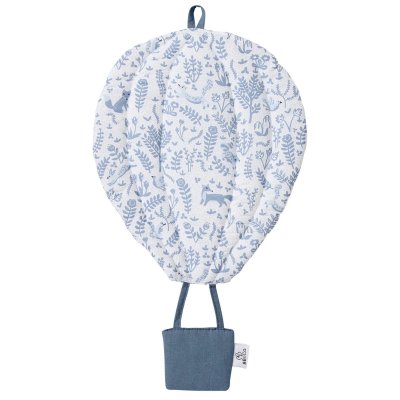 Décoration murale montgolfière forêt enchantée