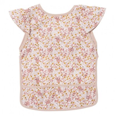 Bavoir imperméable marsala et ocre 6-24 mois