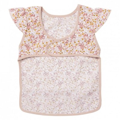 Bavoir imperméable marsala et ocre 6-24 mois