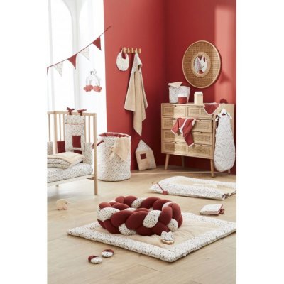 Bavoir réversible portofino sable terrazzo