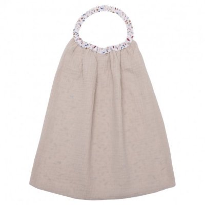 Serviette enfant gaze de coton biscuit terrazzo