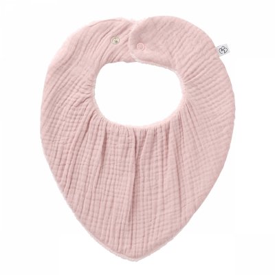 Bavoir-bandana réversible pétale