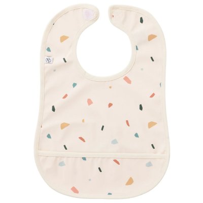 Bavoir imperméable terrazzo