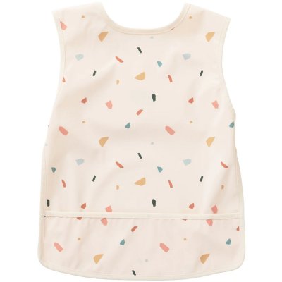 Bavoir intégral en tissu imperméable souple terrazzo (6-24m)