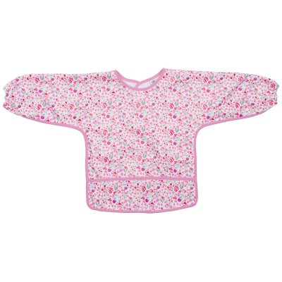 Bavoir tablier col claudine imperméable - liberty 6/24 mois