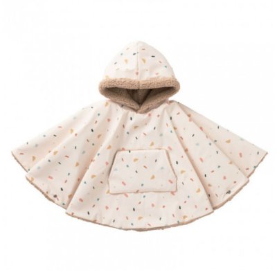 Poncho imperméable avec sherpa 12/24mois terrazzo