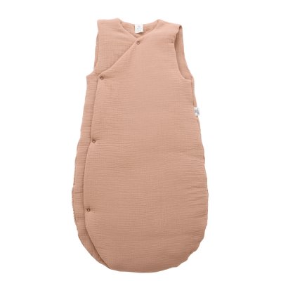 Gigoteuse kimono ouatinée en gaze mocha 6-18 mois