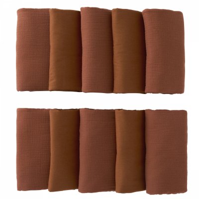 Protège barreaux tour de lit modulable respirant toffee