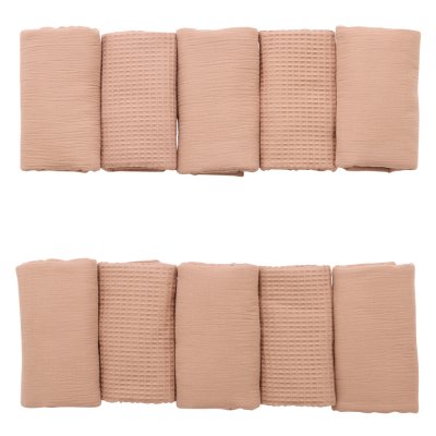 Protège barreaux tour de lit modulable respirant respirant mocha