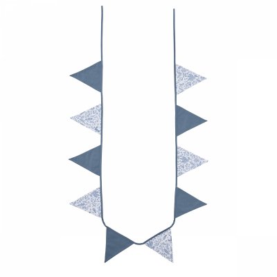 Guirlande fanion pierre bleue - forêt enchantée