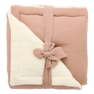 Couverture peluche gaze & microfibre - mix&match