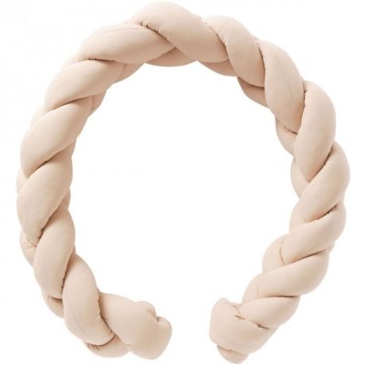 Tour de parc tressé ouatiné biscuit