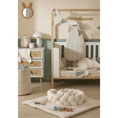 Drap housse pour matelas 60 x 120 cm - jardin enchanté