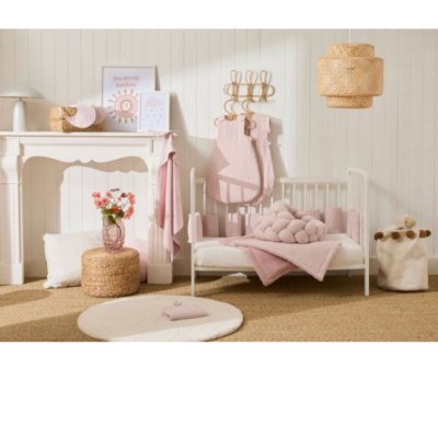 Gigoteuse soft stripes vieux rose 6-18 mois