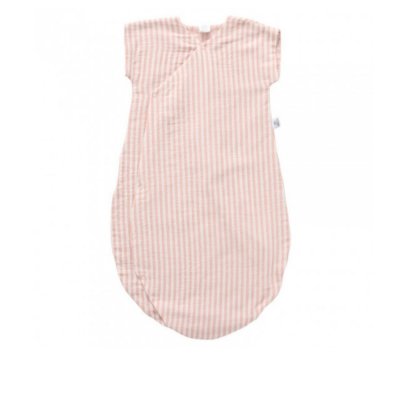 Gigoteuse été soft stripes - vieux rose - 0/6 mois