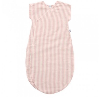Gigoteuse été soft stripes - vieux rose - 6/18 mois