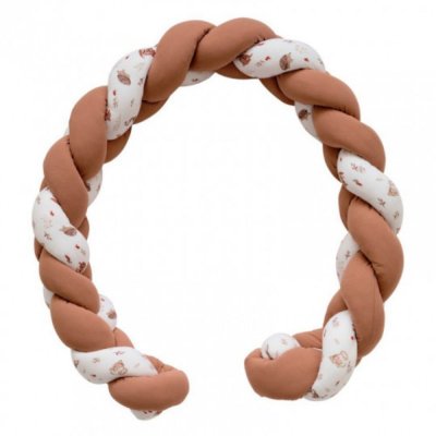 Tour de parc tressé ouatiné cosy forest