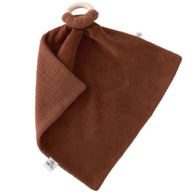 Doudou anneau de dentition toffee