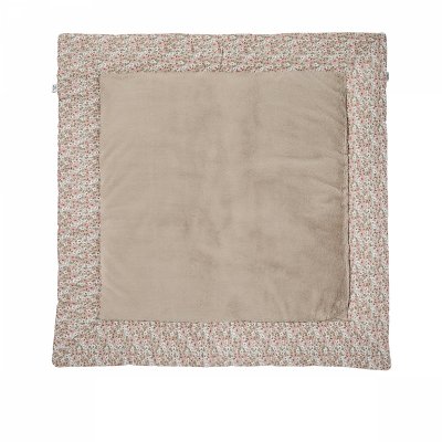 Tapis de jeu réversible liberty / fausse fourrure beige - afternoon tea