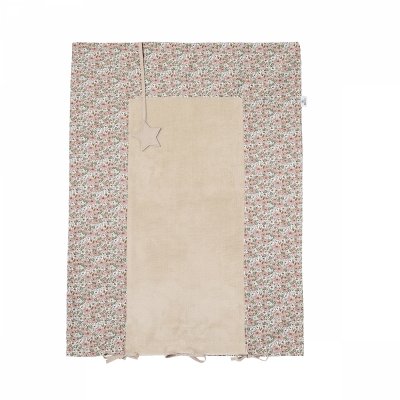 Housse de matelas à langer 60 x 80 cm - liberty / beige - afternoon tea