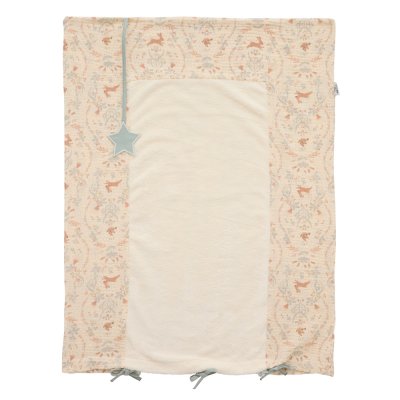 Housse de matelas à langer 60 x 80 cm - jardin enchanté