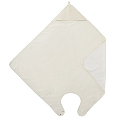 Cape de bain tablier en bambou - mousse de lait