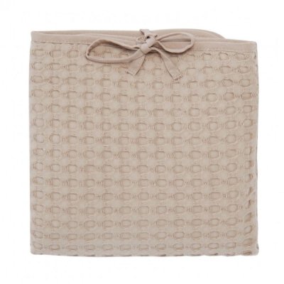 Matelas à langer nomade coton gaufré latte