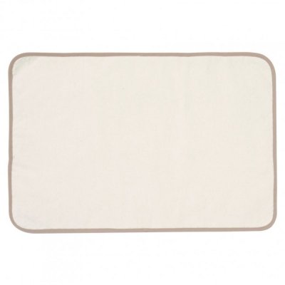 Matelas à langer nomade coton gaufré latte