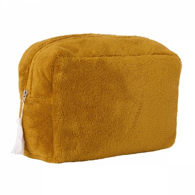 Trousse de toilette en bambou imperméable havane