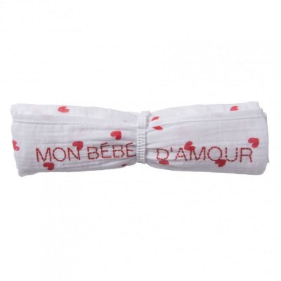 Lange gaze de coton cœur