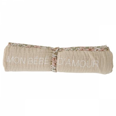 Lange gaze de coton biscuit / imprimé liberty