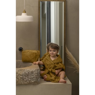 Peignoir éponge 2-4 ans havane