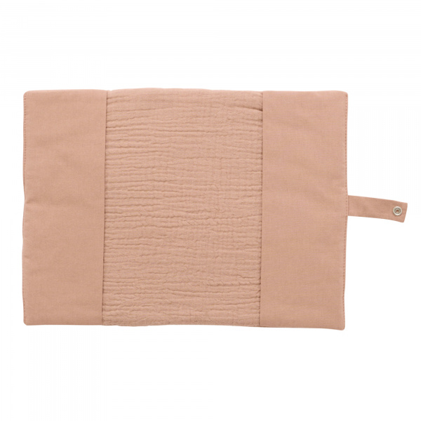 Protège carnet de santé gaze de coton mocha Bb&co