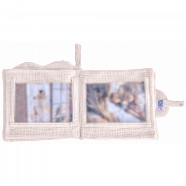 Livre album photos nuage gaze de coton ivoire Bb&co