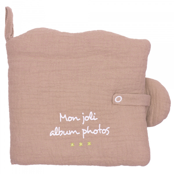 Livre album photos nuage gaze de coton mocha Bb&co