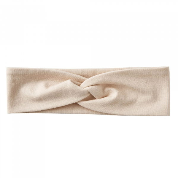 Bandeau large turban - nude Bb&co