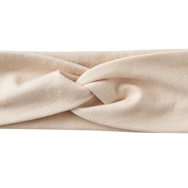 Bandeau large turban - nude Bb&co