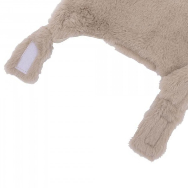 Bonnet ours en fausse fourrure angora - beige 12/18 mois Bb&co
