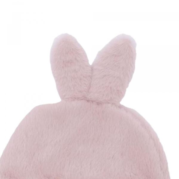 Bonnet lapin en fausse fourrure angora - pétale 0/6 mois Bb&co
