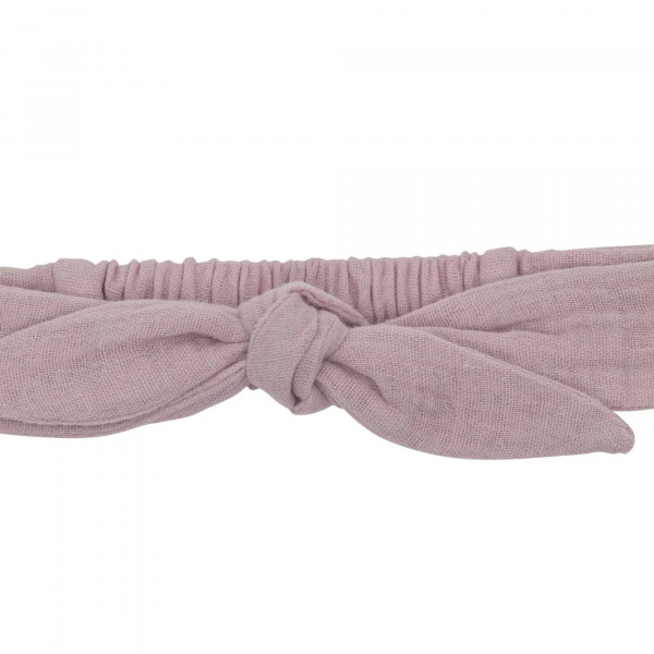 Bandeau élastiqué à nouer - gaze pétale Bb&co