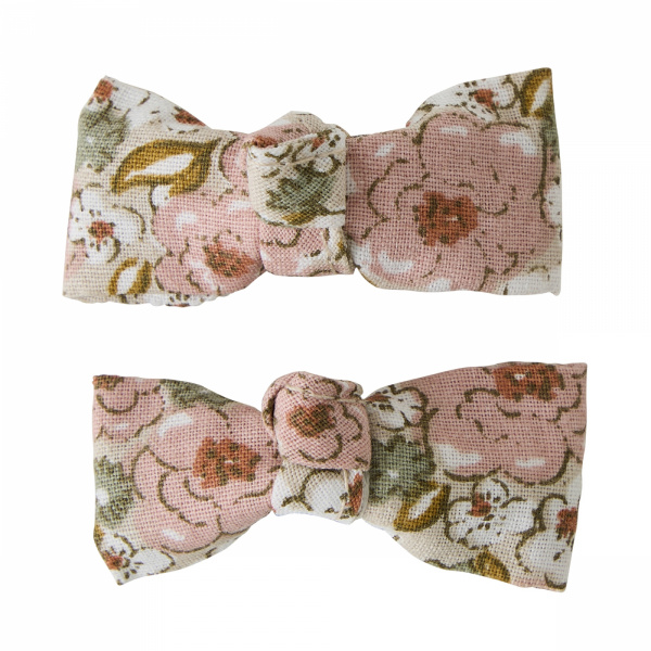 Lot de 2 barrettes baby clic clac - imprimé liberty Bb&co