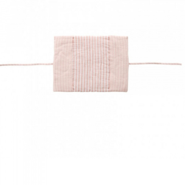 Protège carnet de santé soft stripes vieux rose Bb&co