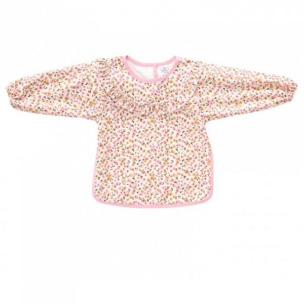 Bavoir tablier col claudine imperméable - froufrou léopard 3/5 ans Bb&co