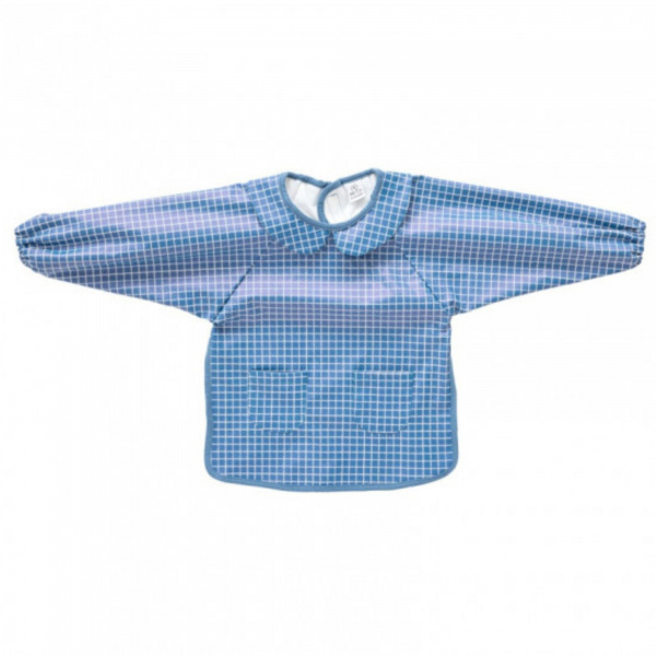 Bavoir tablier col claudine imperméable - froufrou léopard 3/5 ans Bb&co