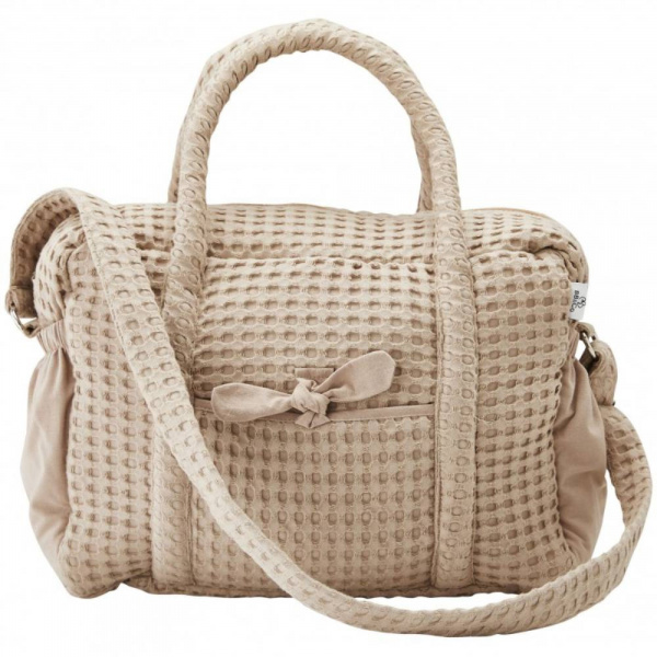 Sac à langer coton gaufré latte Bb&co