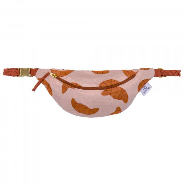 Sac banane pour enfant en gaze de coton croissants Bb&co