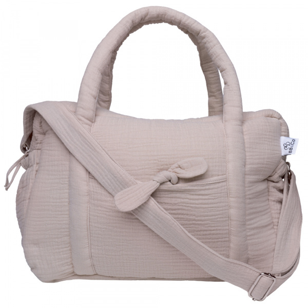 Sac à langer en gaze de coton biscuit Bb&co
