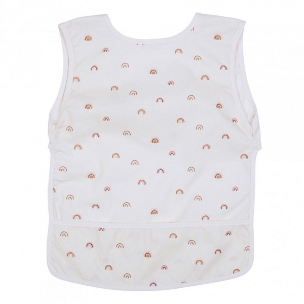 Bavoir imperméable carreaux bleus 6-24 mois Bb&co