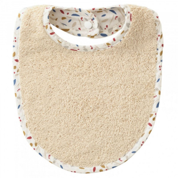 Bavoir réversible portofino sable terrazzo Bb&co